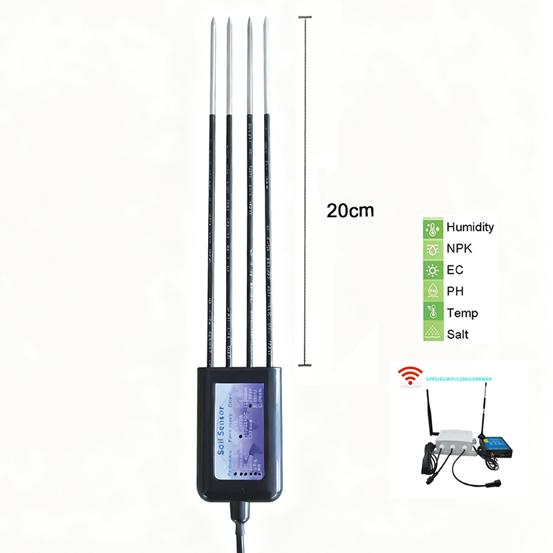 Soil Moisture Sensor - Hochpräziser RS485 20cm Tiefenmesser Handgehaltener Bodenfeuchte-,