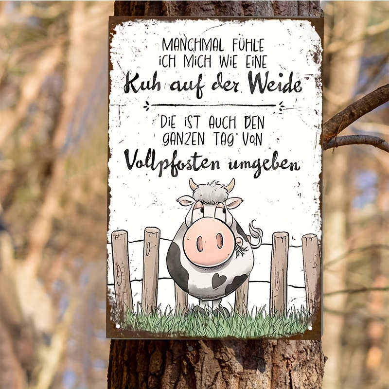 Agriculture Farming Poster - 1 Stück Vintage Bauernhaus Metall-Wanddekoration -