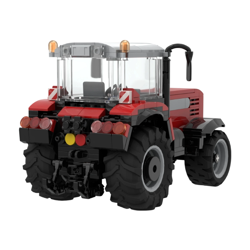 Farming Agriculture Model - Anhänger-Scheibenmäher-Kombination für Traktoren MOC Bausteine Landwirtschaftliche