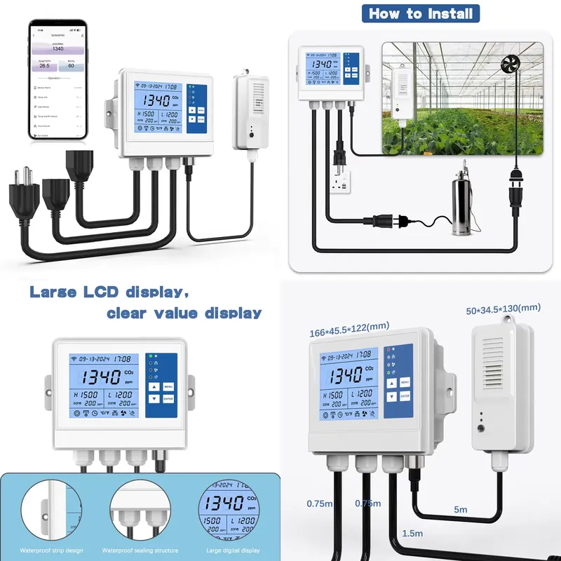 Farming In Agriculture - Intelligenter Klimacontroller WLAN Umweltcontroller für Obst-